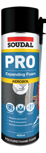 175523 - 20050 Soudal Pro Expanding Foam 400ml Aerosol
