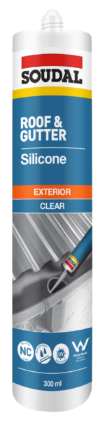 175752 Soudal Roof & Gutter Clear 300ml - ORANGE 175752 Soudal Roof & Gutter Clear 300ml - ORANGE