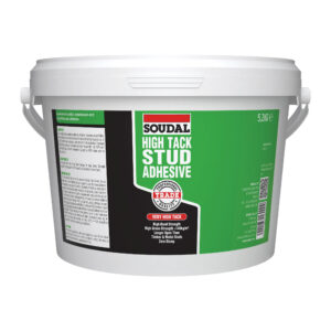 Soudal High Tack Stud Adhesive high bond strength glue for timber and metal studs
