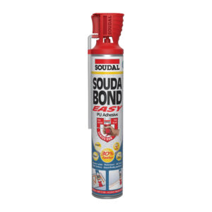 Soudal Soudabond Easy PU adhesive with Genius Gun for fast bonding of panels and boards
