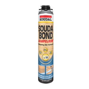 Soudal Soudabond Subfloor collapsing gel polyurethane adhesive for subfloor installation