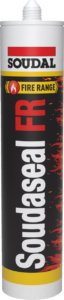 Picture of Soudal Soudaseal FR, a fire-resistant sealant from the Fire Range.