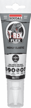 T-Rex Flex in 125ml tube., this is the most flexible adhesive and sealant for bonding, sealing and filling applications.